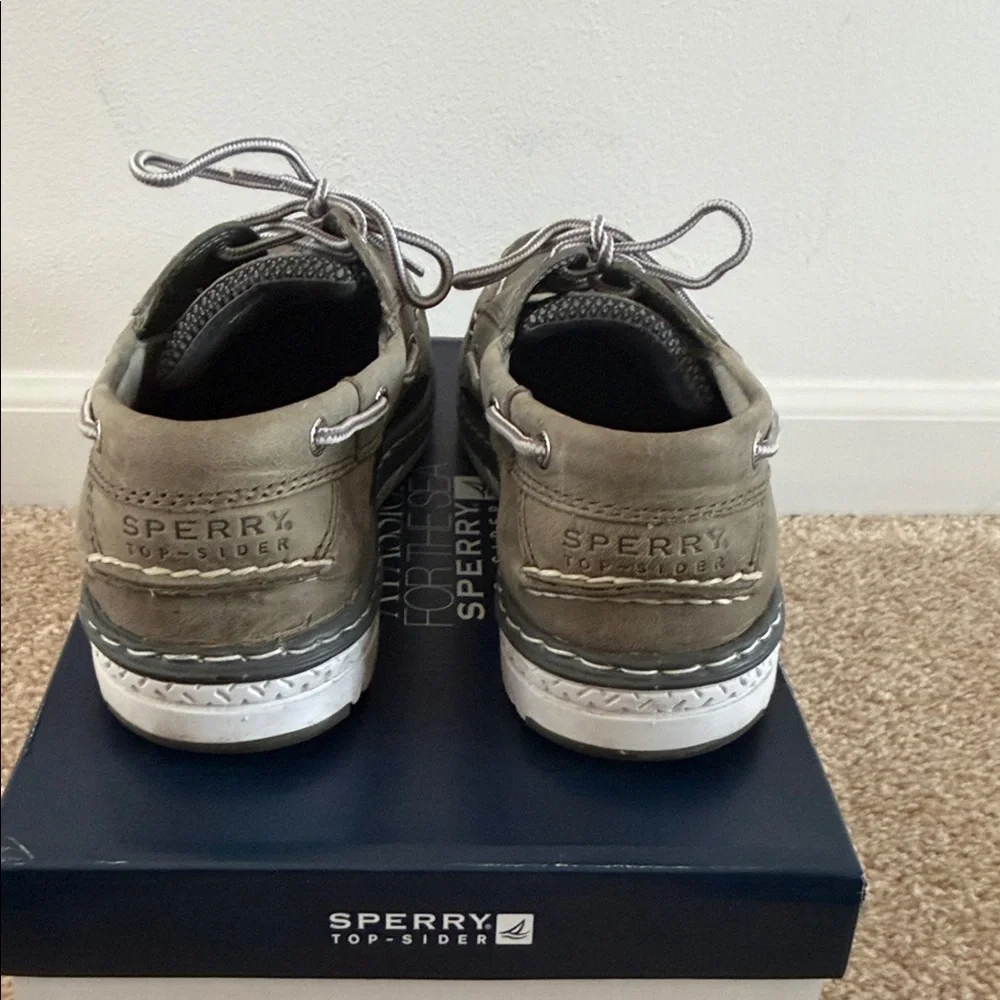 Sperry Men’s Classic Boat Shoes- Top Slider Billfish 3-Eye Grey- Men’s size 10M